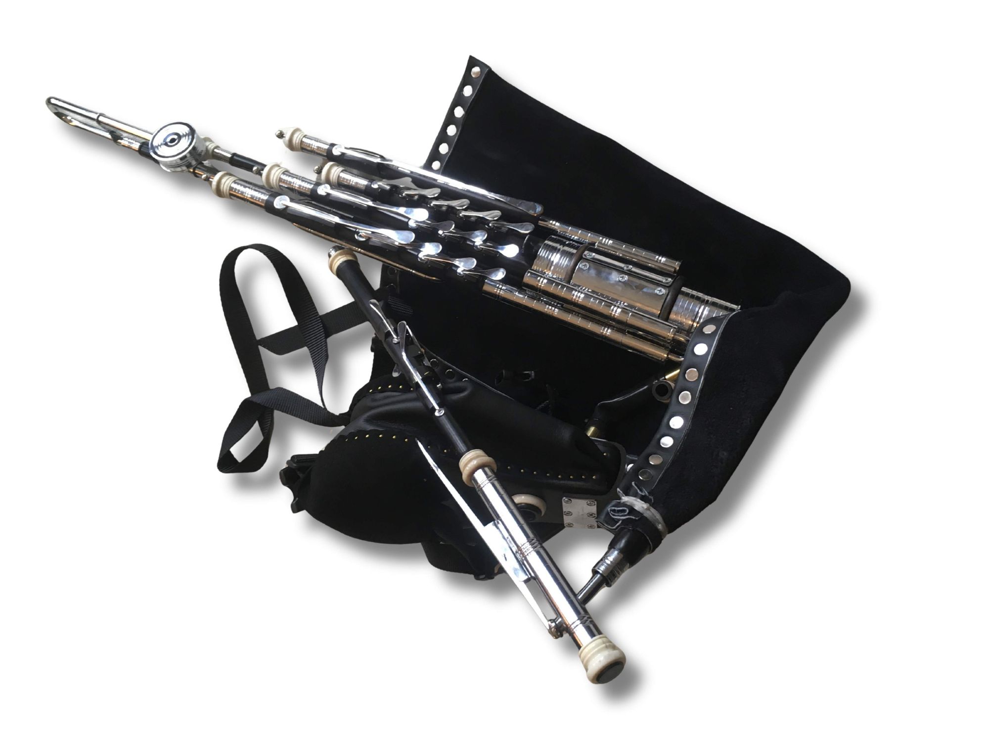 Order a custom set of uilleann pipes from BC Childress